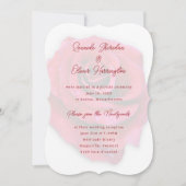 Accueil Rose rouge uniquement Faire-part de mariag (Devant)