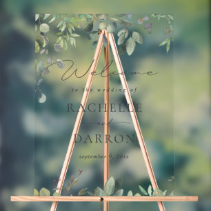 Accueil Rustique Mariage Eucalyptus