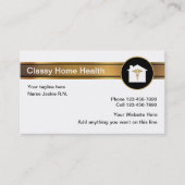 Accueil Santé Cartes de visite Médicales (Devant)