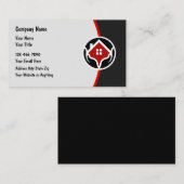 Accueil Services Carte de visite moderne (Devant / Derrière)