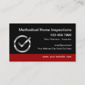 Accueil Services d'inspection Cartes de visite mod (Devant)