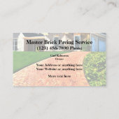 Accueil Services Modèle de carte de visite à deux (Dos)