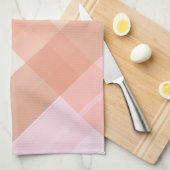Accueil serviette rose et corail (Quart Plié)