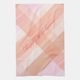 Accueil serviette rose et corail