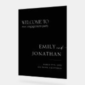 Accueil simple et moderne de Black Engagement Part (Angle)