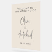 Accueil simple et moderne Mariage Champagne (Angle)