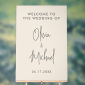 Accueil simple et moderne Mariage Champagne (Neutre)