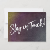 Accueil Sweet Home Carte de Burst Grunge multicolo (Dos)