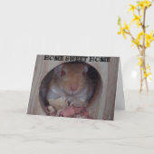 ACCUEIL SWEET HOME Carte "Missing You" (Fleur jaune)