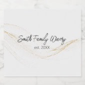 ACCUEIL SWEET HOME COLLECTION : Étiquettes de bout (Étiquettes simples)