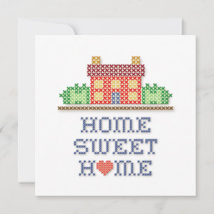 Accueil Sweet Home Invitation Carte Plat