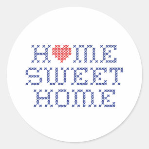 Accueil Sweet Home Stickers Rond