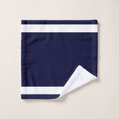 Accueil Sweet Home sur la Marine Blue Bath Serviet (Gant de toilette)