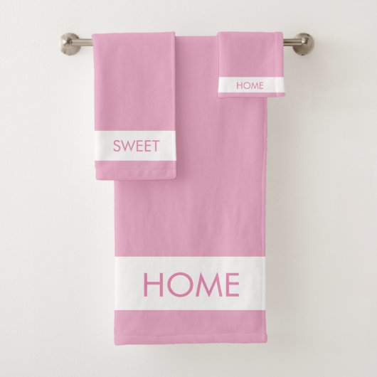 Accueil Sweet Home sur Rose Gold & White (En situation)