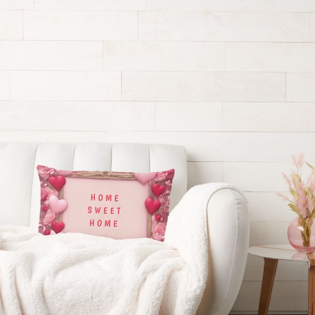 Accueil Sweet Home Valentine's Lumbar Coussin (Canapé)