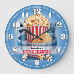 Accueil Théâtre Cinéma Personnalisable Horloge mur
