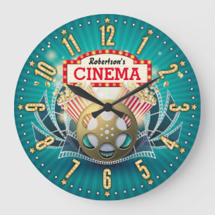 Accueil Théâtre Cinéma Personnalisable Horloge mur