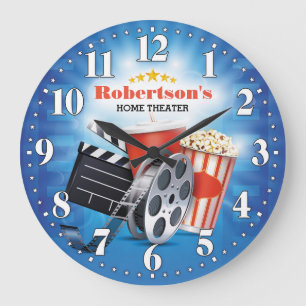 Accueil Théâtre Cinéma Personnalisable Horloge mur