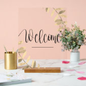 Accueil transparent moderne (Mariage)