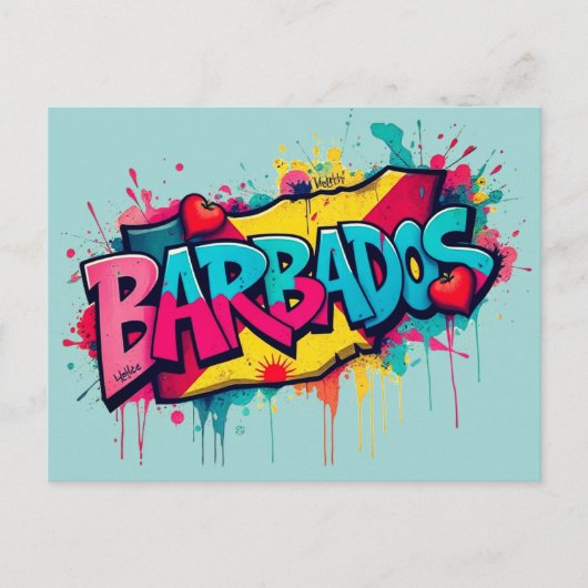 Accueil vacances à la Barbade Carte postale (Devant)