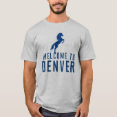 Accueil vers Denver - T-shirt de cheval de démon (Devant)