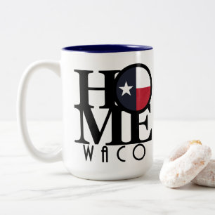 ACCUEIL Waco Texas 15oz Mug à café à deux tons