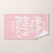 ACCUEILLE mon Happy Place ! Maison confortable ros (Serviette à main)