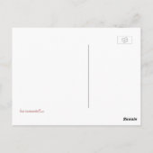 Accueillir le monde avec une carte postale de soum (Dos)