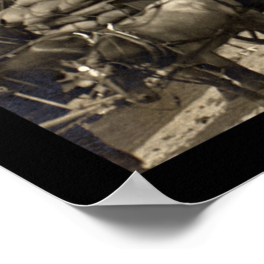 Accumulerende voedselladingen in New York 1916 Poster (Hoek)