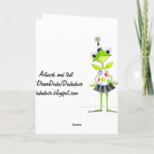 Accuser réception - Carte de voeux (Dos)