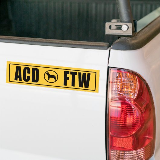 ACD - FTW BUMPERSTICKER (Op Truck)