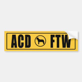 ACD - FTW BUMPERSTICKER