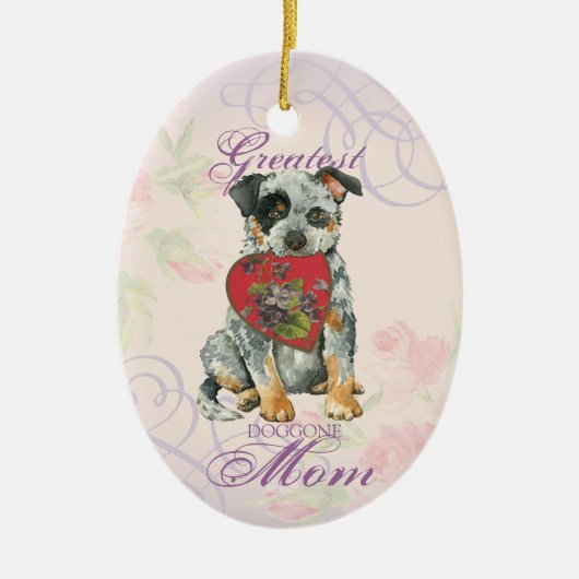 ACD Heart Mam Keramisch Ornament (Voorkant)