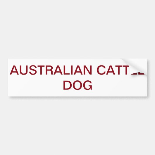 ACD naam Bumpersticker (Voorkant)