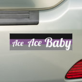 Ace, Ace Baby Aseksuele Bumpersticker (Op auto)