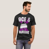 Ace And Anxious  Asexual Pride Symbol Introvert T-shirt (Voorkant volledig)