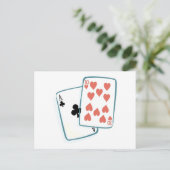 Ace and Ten of Hearts Paring Kaarten (Staand voorkant)