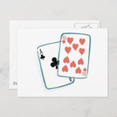 Ace and Ten of Hearts Paring Kaarten (Voorkant / Achterkant)