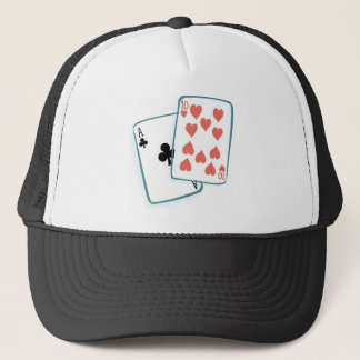 Ace and Ten of Hearts Paring Kaarten Trucker Pet