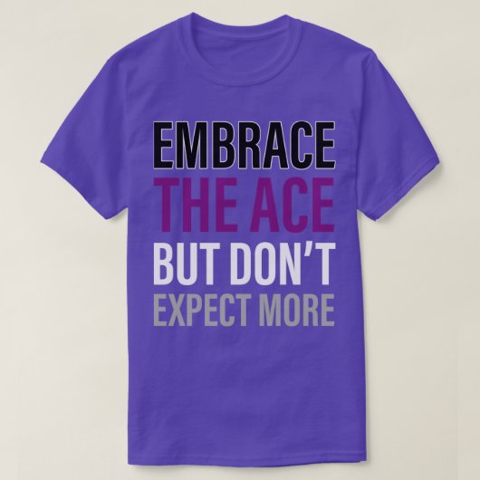 Ace Asexuality LGBTIA T-shirt (Design voorkant)