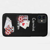 Ace Cards Iphone Case (Achterkant (horizontaal))