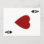 Ace des Coeurs Destination Vegas Faire-part de mar (Dos)