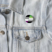 Ace en Aromantic Flag Ronde Button 3,2 Cm (In situ)