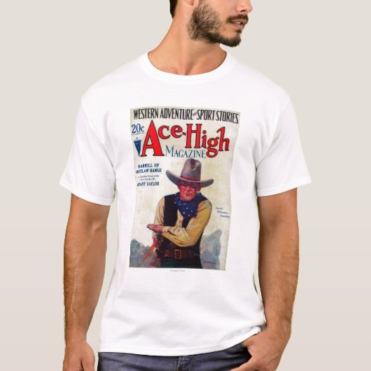 Ace High Magazine Hoesje T-shirt (Voorkant)