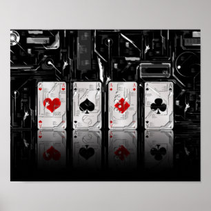 "Ace in Hand"-posters Poster
