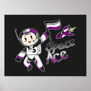 Ace in Space (Aseksuele Pride) Poster