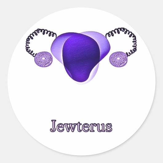 Ace Jewterus Ronde Sticker (Voorkant)