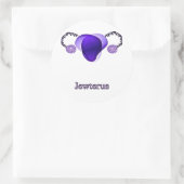 Ace Jewterus Ronde Sticker (Tas)