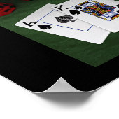 Ace King Geschikt - Big Slick Poster (Hoek)