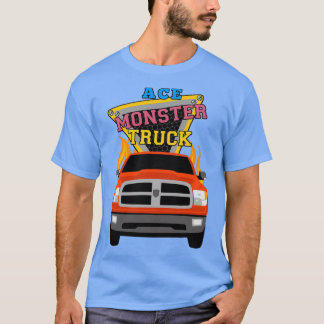 Ace name met monstertruck t-shirt